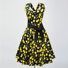 Load image into Gallery viewer, club dresses yellow floral print online stores shopping semi formal boho chic boutique for woman