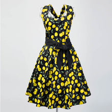 Load image into Gallery viewer, club dresses yellow floral print online stores shopping semi formal boho chic boutique for woman